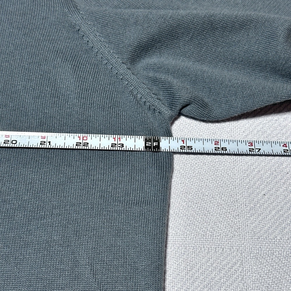 Nike Tiger Woods 1/4 Zip Sweater Mens XL Gray Cotton Cashmere Golf Casual Preppy - Picture 8 of 12